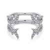 14K White Gold Diamond Ring Enhancer