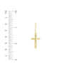Cross Dangle Earrings on Fish Hook