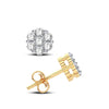 10K 0.14Ct Diamond Earring