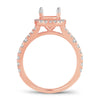 14K 0.58Ct Diamond Semi-Mount Ring