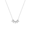 Mini Diamond Bezel and Bead Necklace