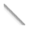 14K White Gold 1.1mm Round Cable Chain