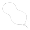 Sterling Silver Boy Mama Paper Clip Chain Charm Necklace