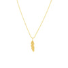 Feather Charm Adjustable Necklace
