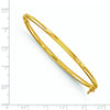 14K Polished Hinged Bangle