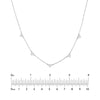 Mini Inverted Triangles Adjustable Necklace