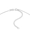 Sterling Silver CZ Interlocking Circles Necklace