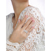 Smiling Rocks 0.47Ct E-F/SI1 Lab Grown Diamond Linking Chain Ring