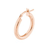 3mm x 20mm Polished Hoop Earrings