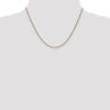 14K Rose Gold 1.2mm Spiga Chain