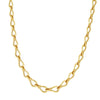 Graduated Teardrop Link Necklace