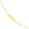 Sterling Silver Marquise Station Long Necklace
