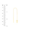Open Pyramid Threader Earrings