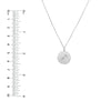 Sagittarius Organic Disc Pendant Necklace