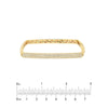 Pave Diamond Square Bangle