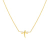 Plated Sterling Silver Mini Dragonfly Necklace