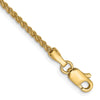 14K 1.5mm Spiga Anklet