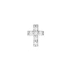 1/8tcw Diamond Cross Stud Earrings