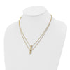 14K Two Layer D/C Necklace
