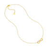 Half-CZ Infinity Adjustable Necklace