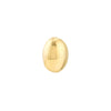 Oval Dome Stud Earrings on Post Back