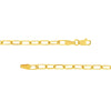 3.1mm Paper Clip Chain with Lobster Lock