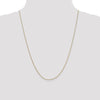 14K .9mm Round Snake Chain