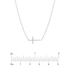 E2W Mini Cross Adj Necklace