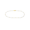 2.0mm Two-Tone Saturn Curb Chain with Lobster Lock