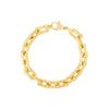 Chunky Paper Clip Bracelet with Diamond Lock