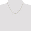14K .8mm Round Cable Chain
