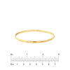 Slip-On Wedding Band Tube Bangle