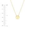 So You Cutout Cherry Mini Disk Adj Necklace