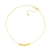 Mini Disc Quintet Adjustable Choker
