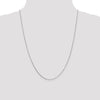 10K White Gold .7mm Box Chain