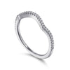 14K White Gold Matching Wedding Band