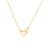 So You Mini Interlocked Hearts Necklace