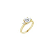14K Yellow 6.5 mm Round Engagement Ring Mounting