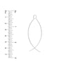 Curved Wire Threader Earrings