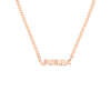 Block Nameplate Curb Chain Necklace