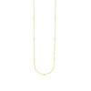 Diamond Bezel and Bar Station Necklace