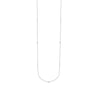Diamond Bezel and Bar Station Necklace