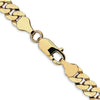 14K 6.1mm Flat Beveled Curb Chain