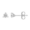 1/5tcw Round Diamond 3 Prong Stud Earrings