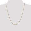 14K 1.3mm Diamond-Cut Rope Chain