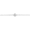 Adjustable Diamond Cut Beaded Chain Bracelet