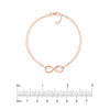 Double Strand Infinity Adjustable Bracelet