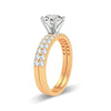 14K 0.50Ct Diamond Semi Mount