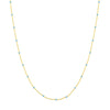 Baby Blue Enamel Bead Saturn Chain