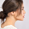 9.8mm Round Hoop Polished Earrings